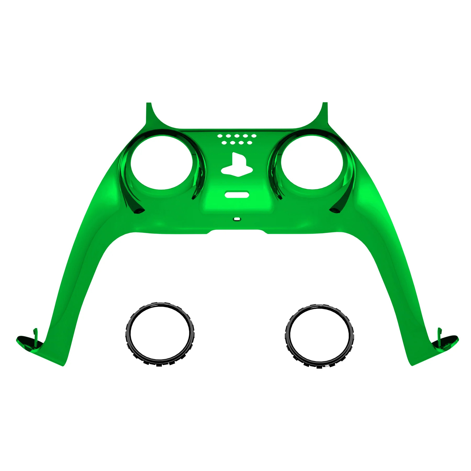 New Replacement Front Trim Shell w/Accent Rings compatible with PS5 Controller