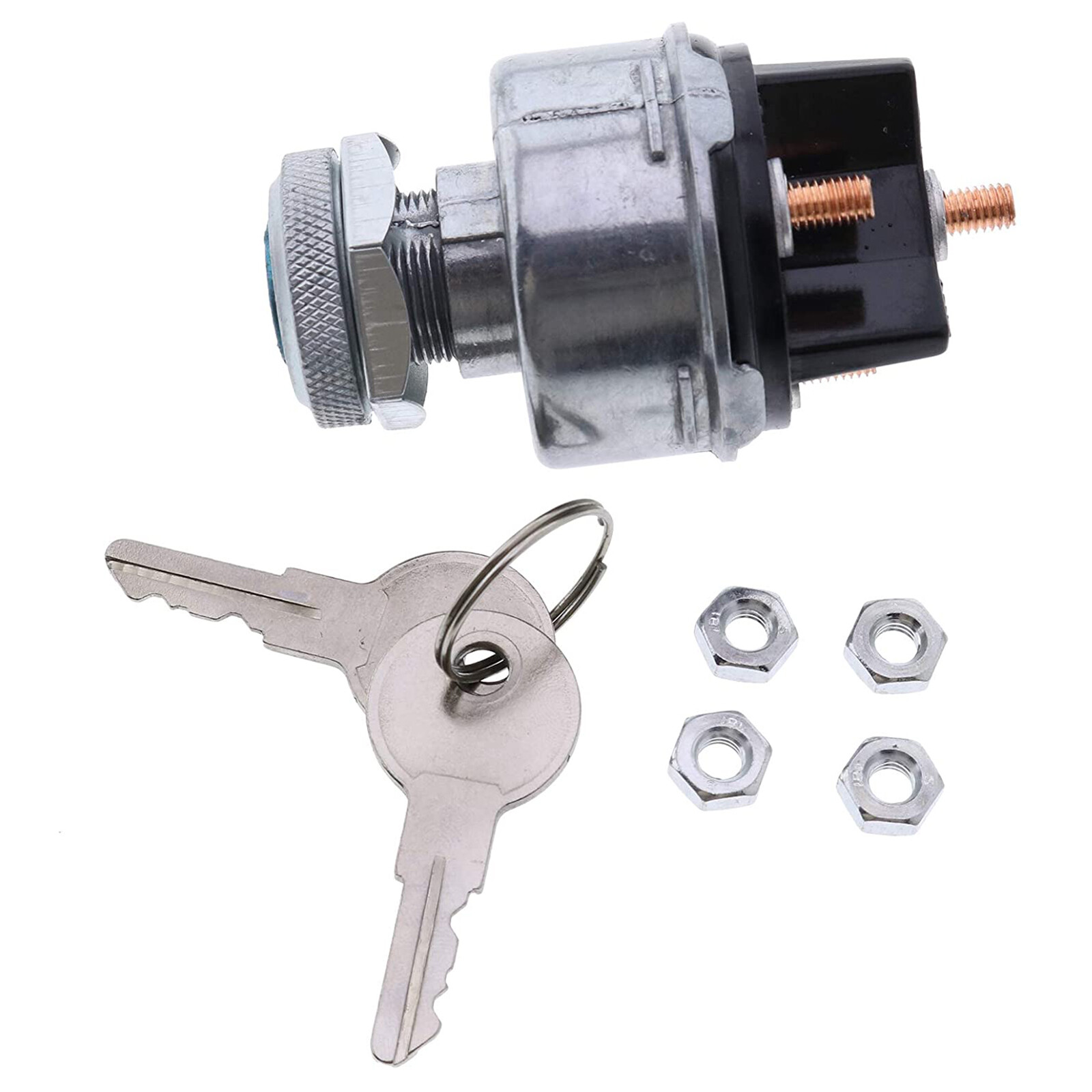 Ignition Switch with 2 Keys 6665606 for Bobcat Loaders 310 313 322 440 530 533