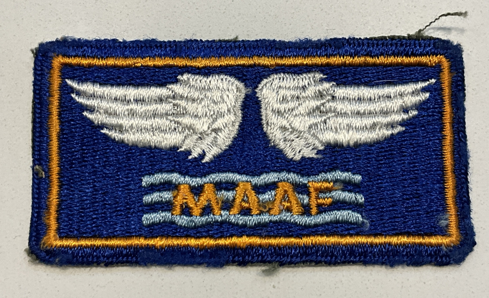 Original WWII U.S. Air Corps Mediterranean Allied Air Force MAAF Insignia Patch