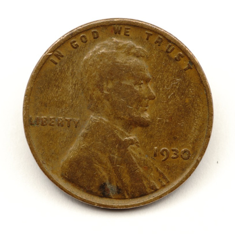 1930 Lincoln Wheat Cent Penny