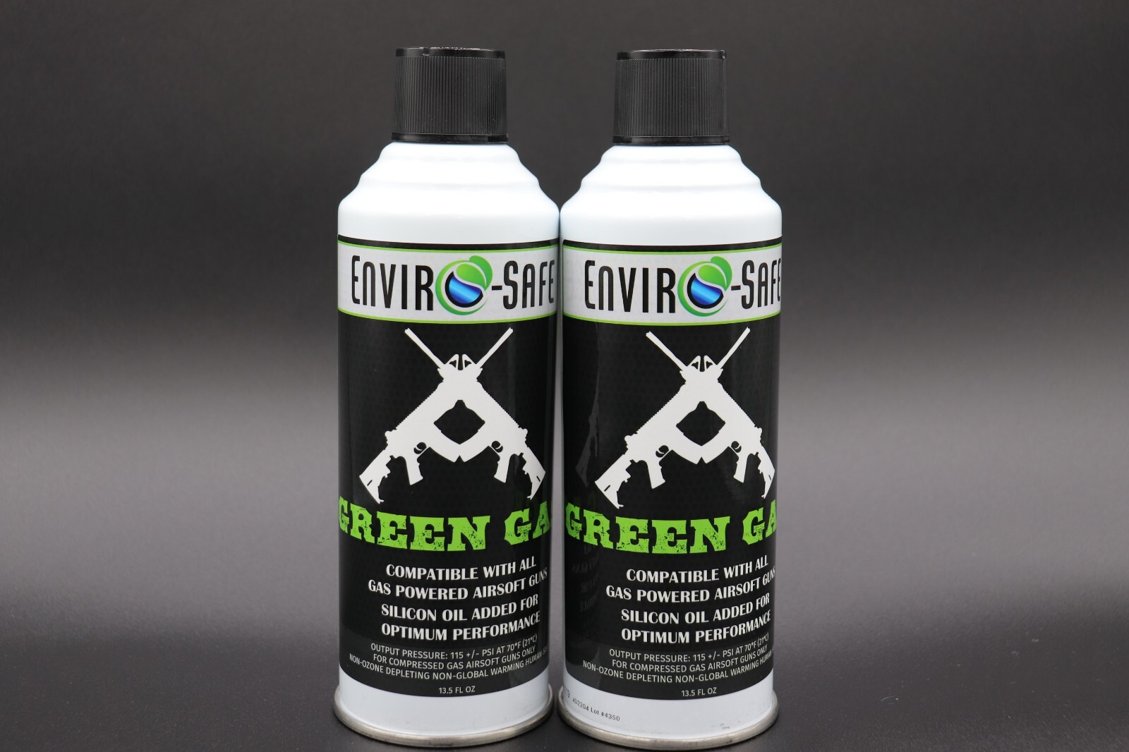 Green Gas, Magnum HiGH Powered Compatible ALL Gas Powered Airsoft Guns 2 cans