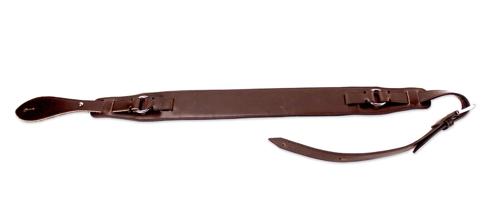 Walker & Williams G-813 Cognac Brown Harness Ring Strap Padded Glovesoft Back