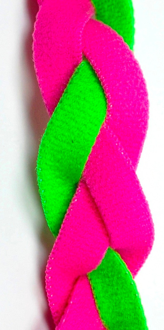 NEW! Hot Pink Neon Green Grippy Band Headband Hair Sport Soccer Softball Stretch