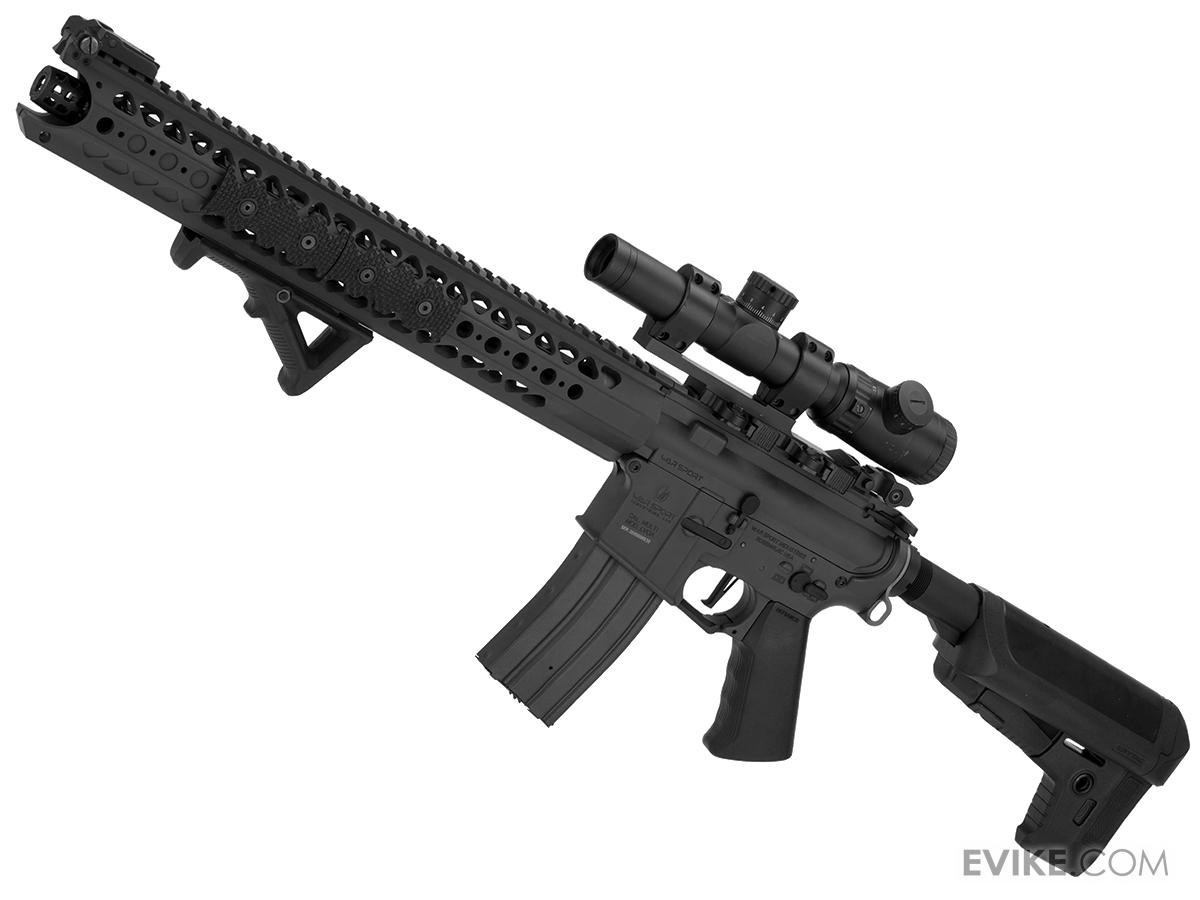Krytac War Sport Licensed LVOA-C Carbine Airsoft AEG Rifle (Model: Black)