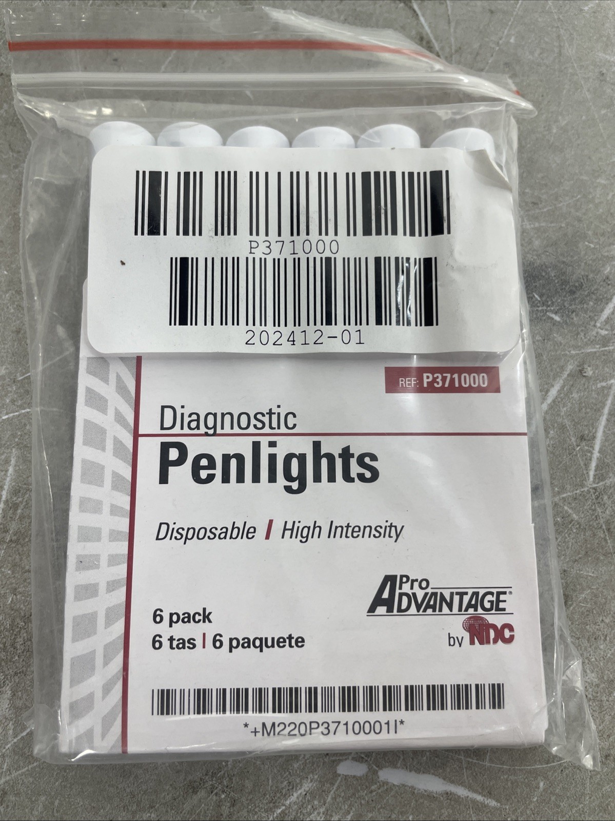 Pro Advantage Diagnostic Penlights - 6 Pack Disposable