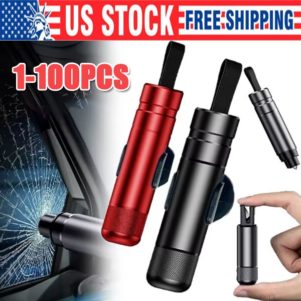 Car Safety Hammer Window Glass Breaker Seat Belt Emergency Escape Cutter Tool