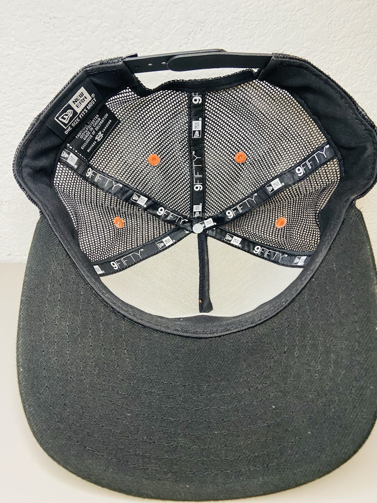 KTM MX TRUCKER CAP- BLACK/ORANGE Used Nice
