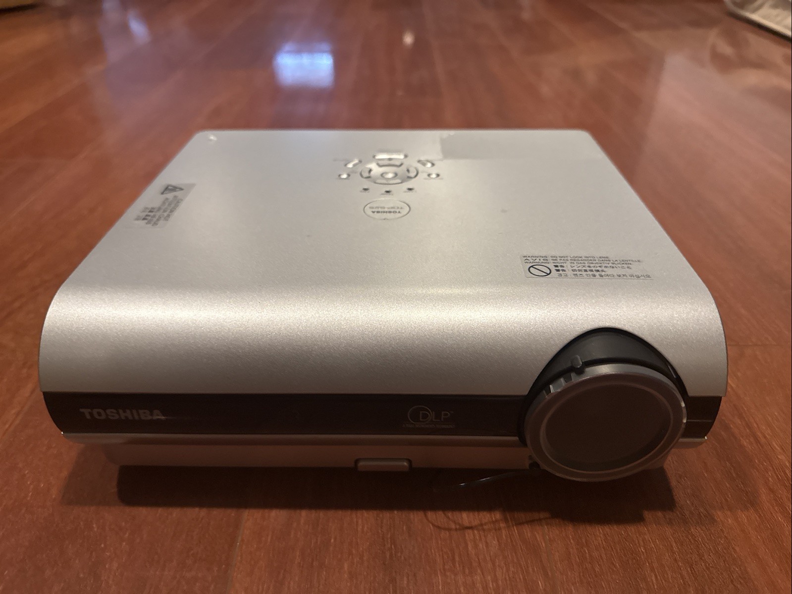Toshiba TDP-S25 DLP Desktop Projector VGA Gray Portable