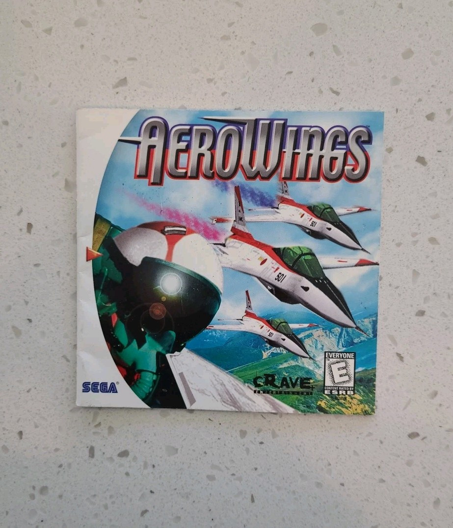 Aerowings Dreamcast Manual Only
