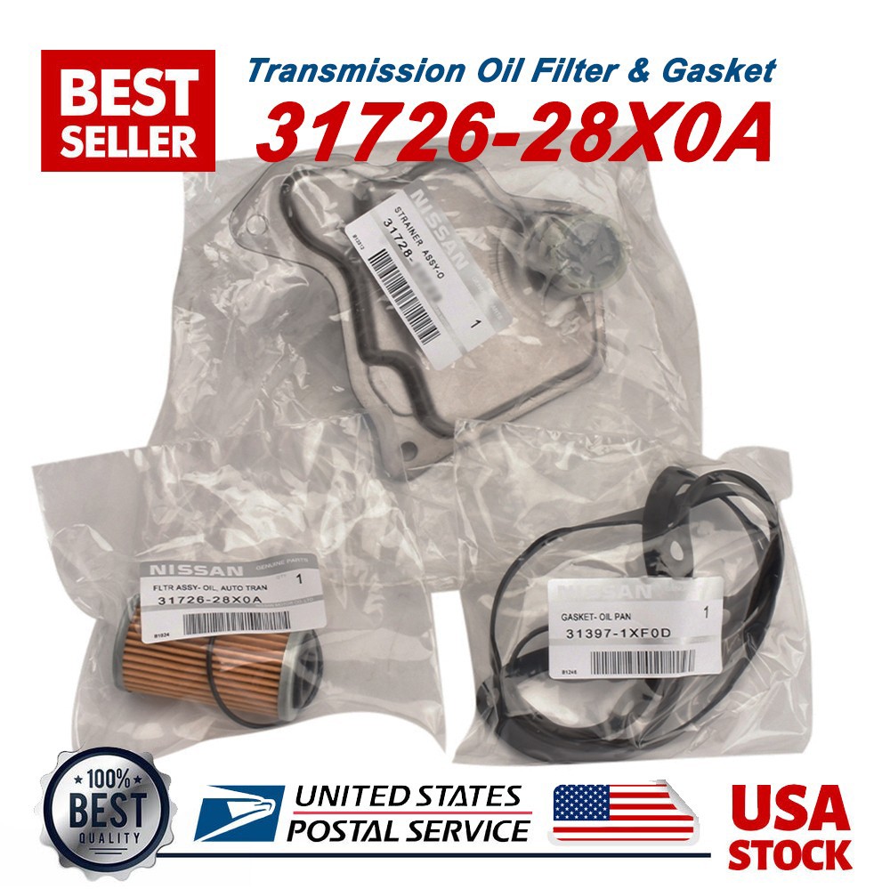Genuine Transmission Oil Filter & Gasket For 2016-2021 Nissan ALTIMA 31726-28X0A