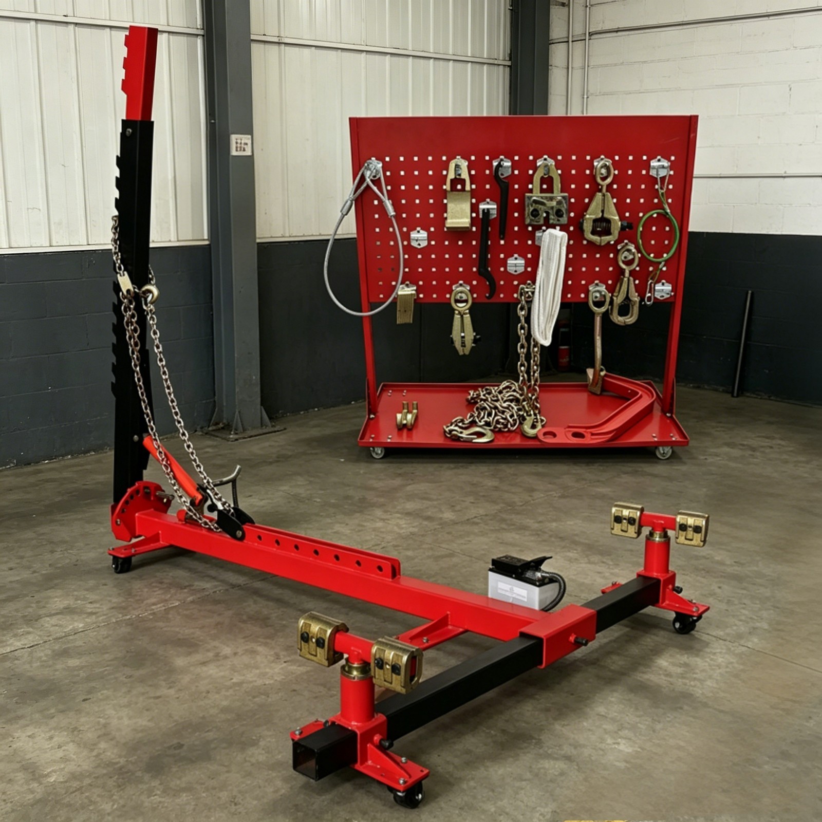 10T/98KN Car Body Collision Repair Tools Car Frame Machine 4409lb Max. Loading