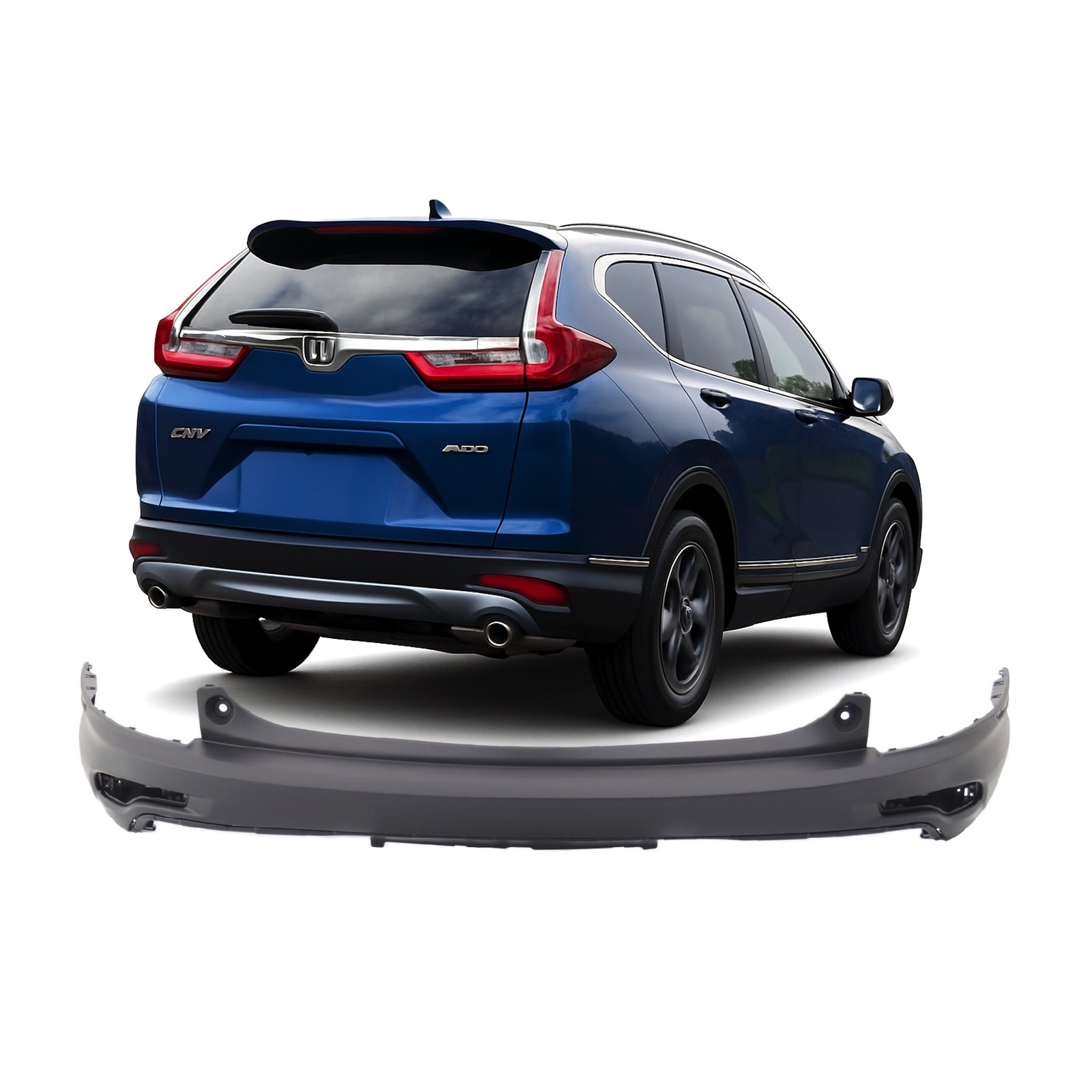 Bumper Cover for 2017-2019 Honda CR-V LX EX Touring 71501TLAA00 HO1100301 Rear