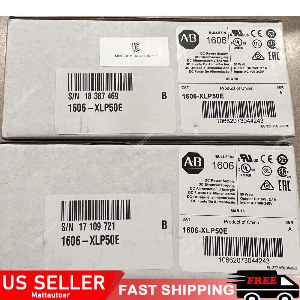 New In Box Allen-Bradley 1606-XLP50E POWER SUPPLY 1606XLP50E Fast Shipping