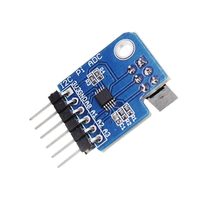16 Bit I2C Module for RPi 4B/3B+/3B ADC 4 Channel Development Board