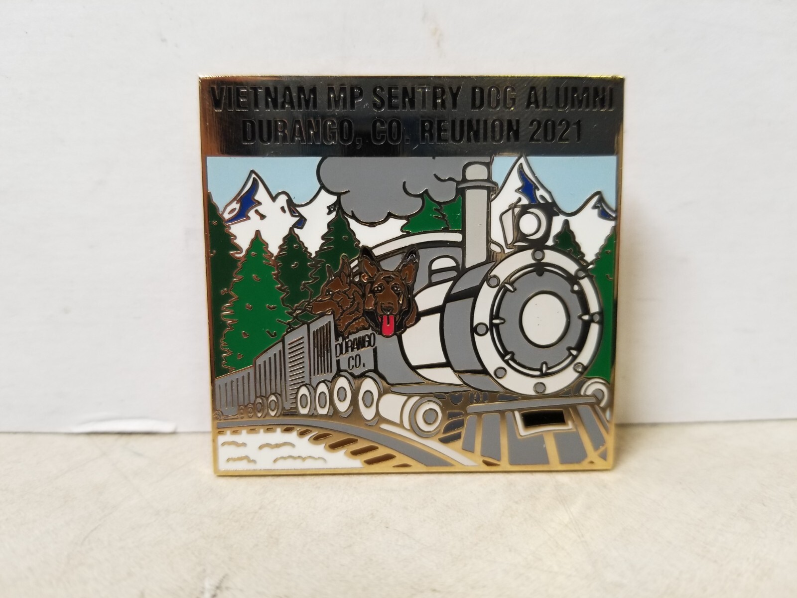 Vietnam MP Sentry Dog Alumni Durango Co Reunion 2021 Pin