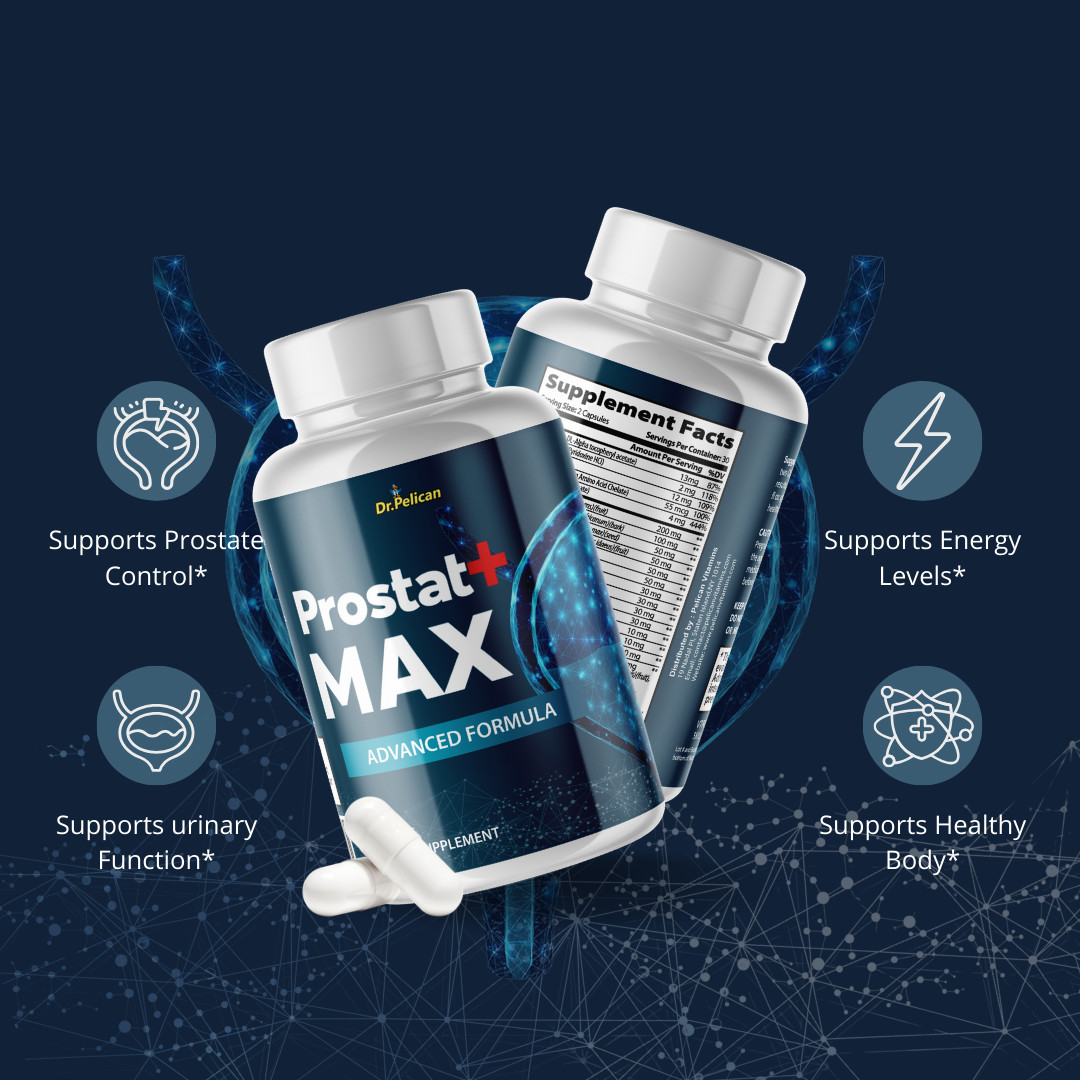 Prostat+ Max- Prostate Support- 4 Bottles- 240 Capsules