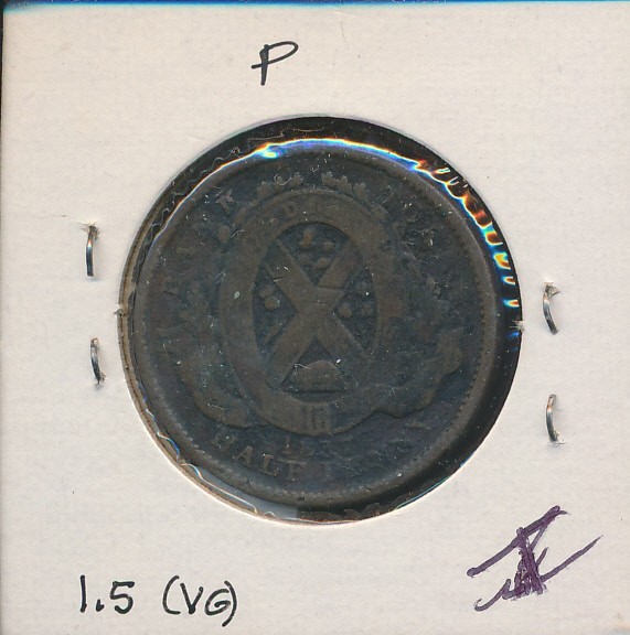 QUEBEC- CANADA - 1/2 PENNY - TOKEN 1837 - #4542
