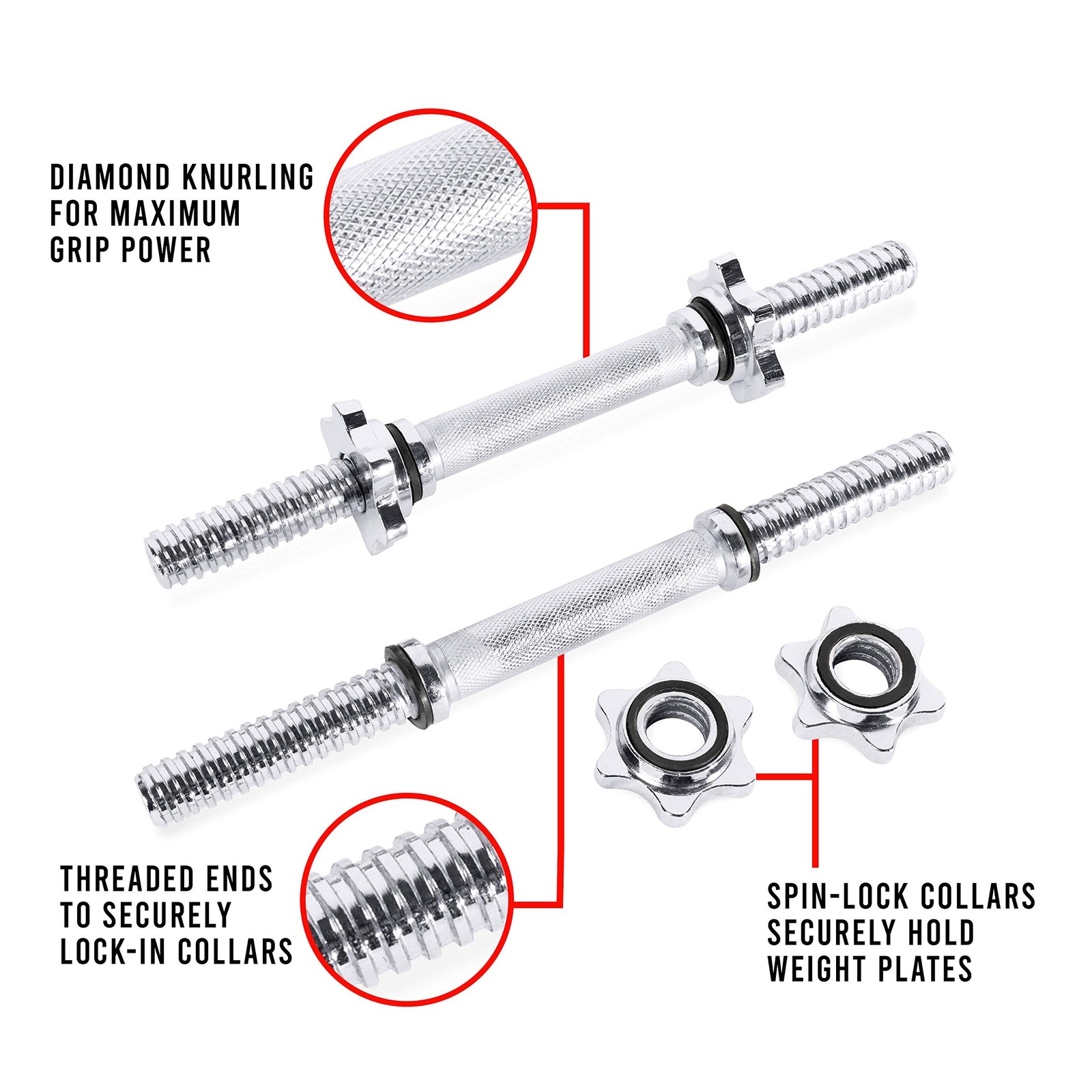 Cap Barbell Adjustable Dumbbell Weight Set | Multiple Options Black, 60 LB Pair