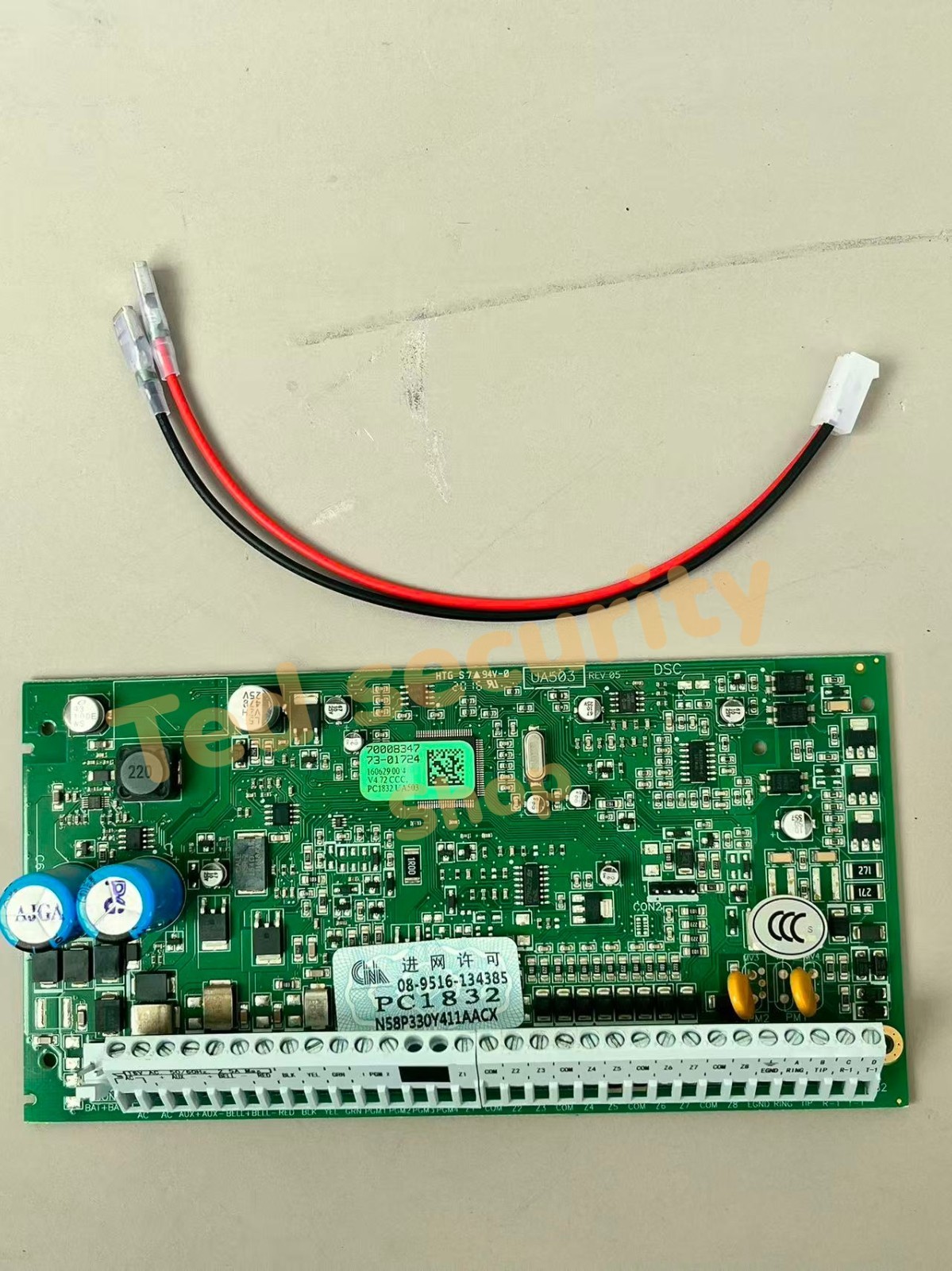 DSC PC1832 PowerSeries 8-32 Zone Alarm System Motherboard PC1832PCB Board Only