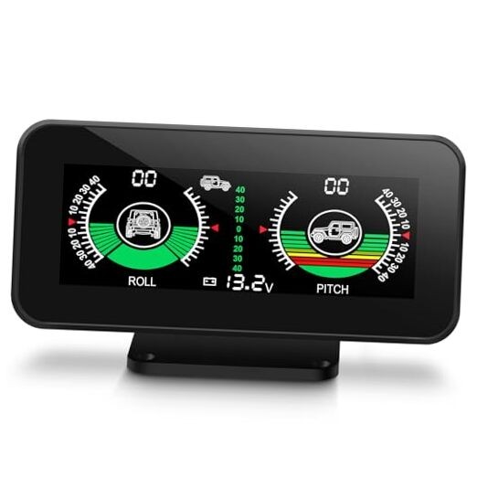 Car Inclinometer for Off-Road Driving, Multi-Functional Digital AM50-A