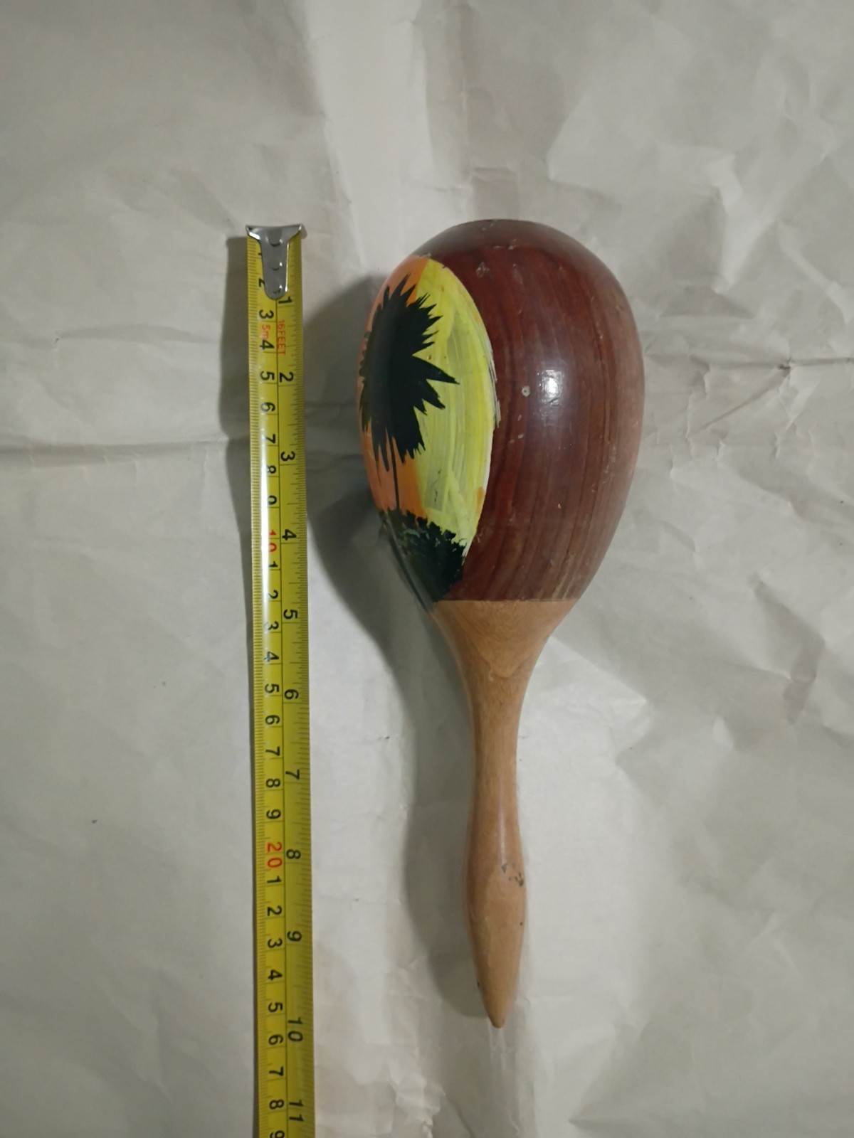 Wooden Painted Maraca
