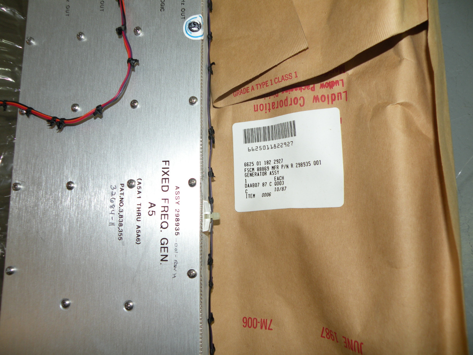 Eaton Fixed Signal / Frequency Generator A5 R 298935-001