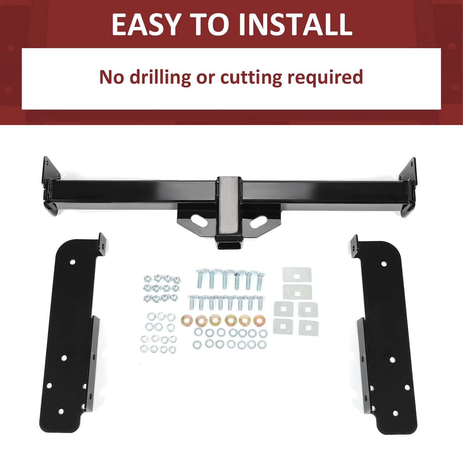 Trailer Hitch Towing Receiver For 96-24 Chevy GMC Express Savana 1500 2500 3500