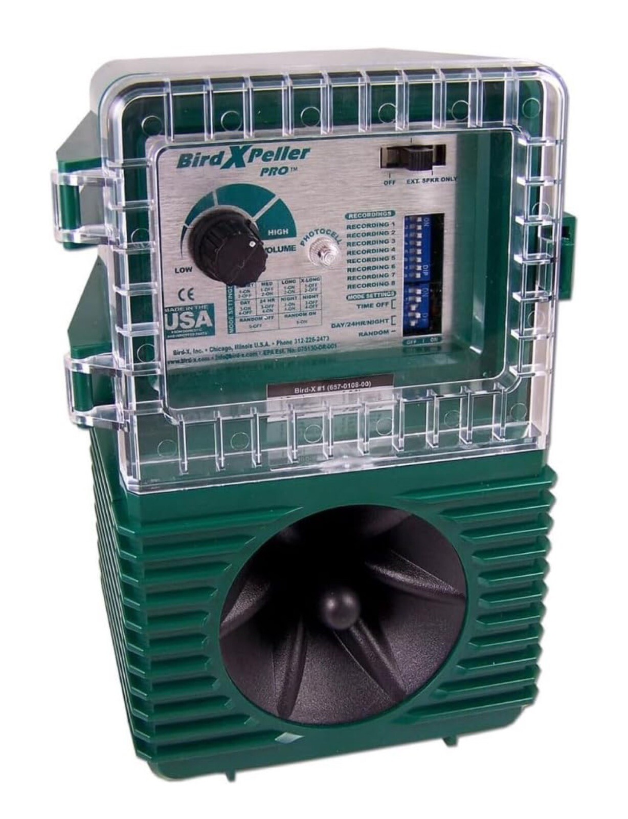 **READ** Bird-X BXP-PRO WP Electronic Chaser, Green