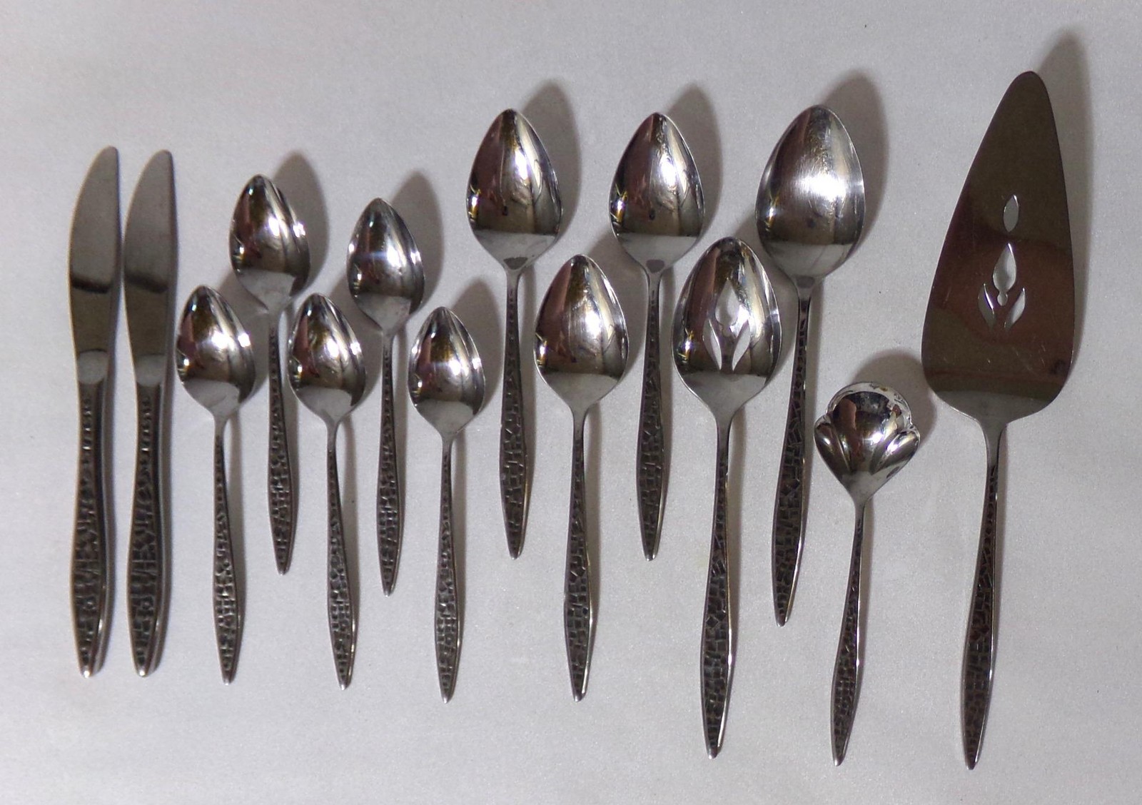 Ecko Eterna Mid Century Modern Balboa Flatware Lot 14 Pieces