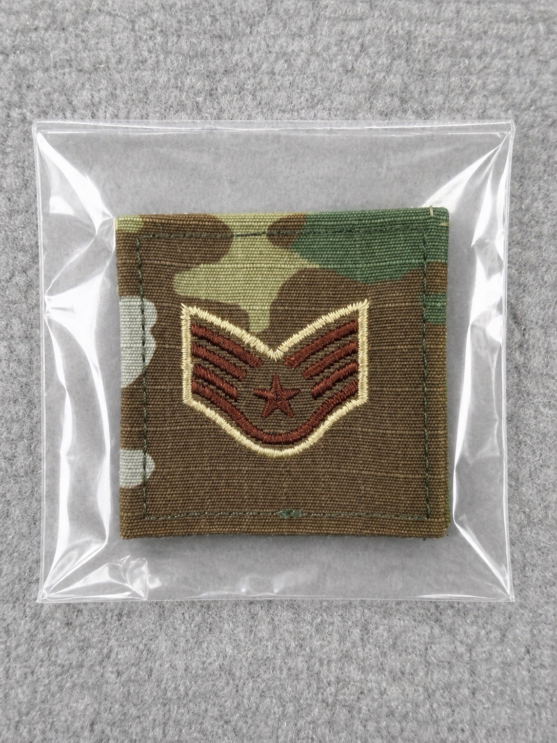 US Air Force E5 Staff Sergeant OCP Spice Brown w/ Hook Fastener