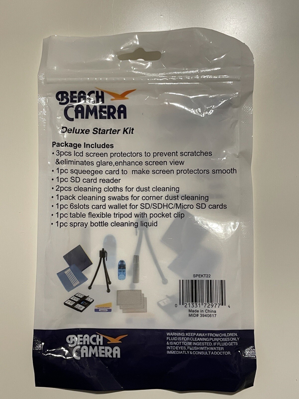 Beach Camera Deluxe Starter Kit SPEKT22 New
