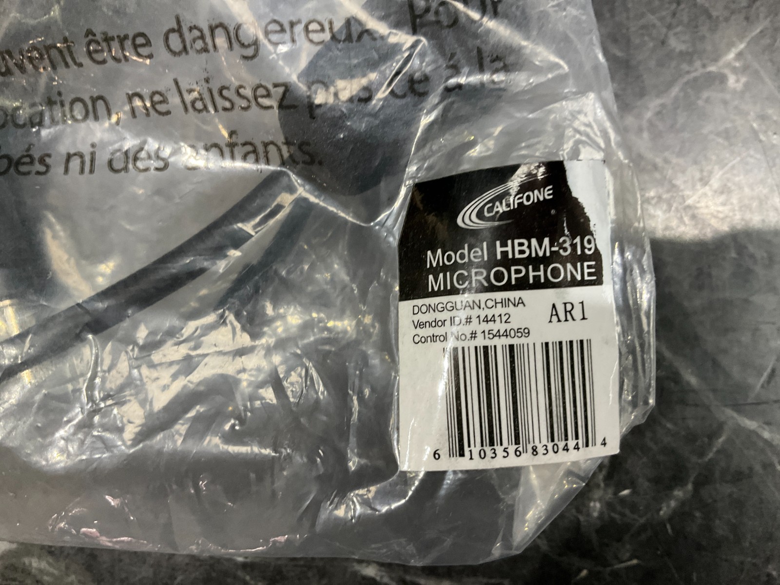Califone HBM-319 Microphone HBM319 ✅ ❤️️ ✅ ❤️ NEW! OPEN PACKAGING! ✅ ❤️️ ✅ ❤️