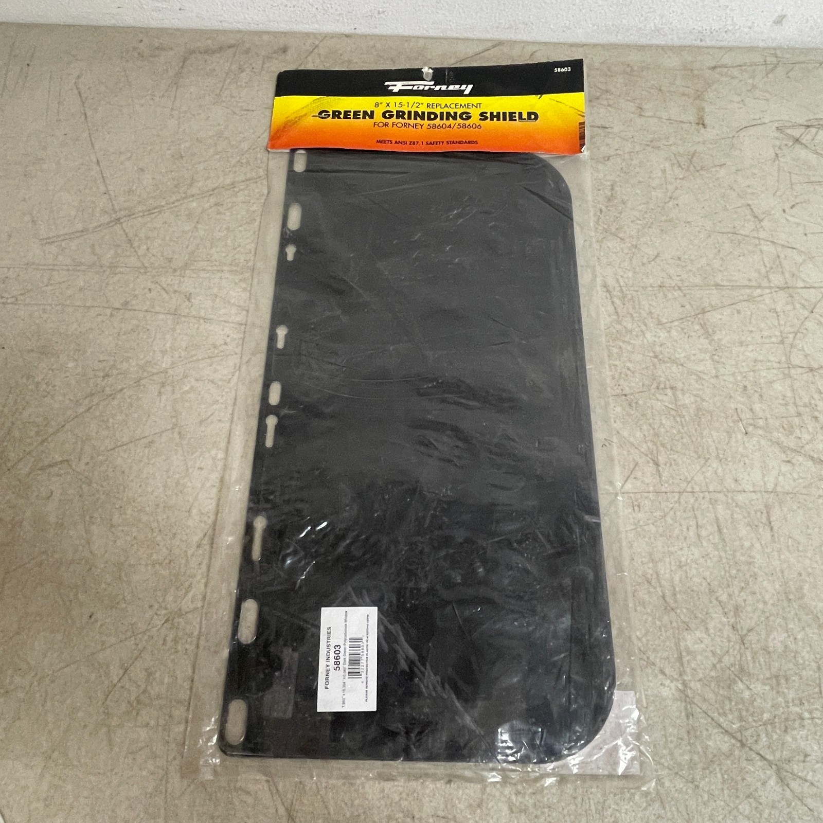 Forney 58603 Green Grinding Shield Visor 15.5" × 8" Replacement Face Protector