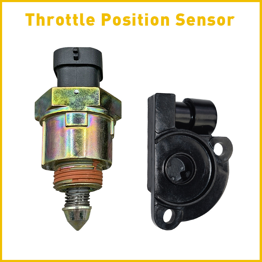 Throttle Position Sensor and Idle Air Control Valve Set For Chevy C/K 1500 2500