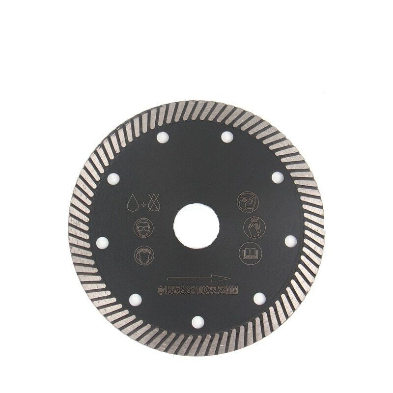 5'' 125mm Porcelain Turbo Tile Diamond Dry Cutting Saw Blade/Disc Bore 7/8''
