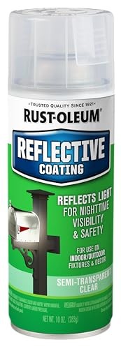 Rust-oleum 214944 Specialty Reflective Spray, Semi Transparent Clear F