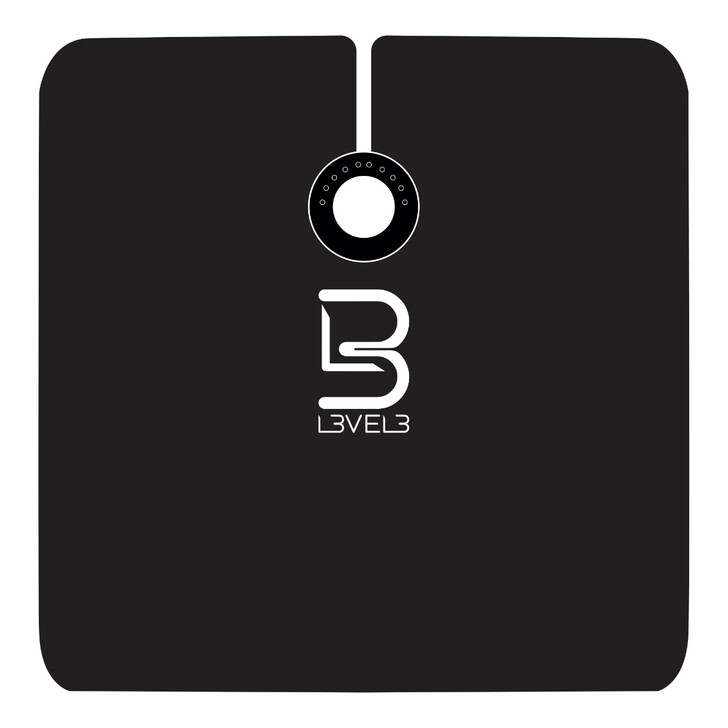 L3VEL3 Professional Rubber Neck Cutting Cape | Black