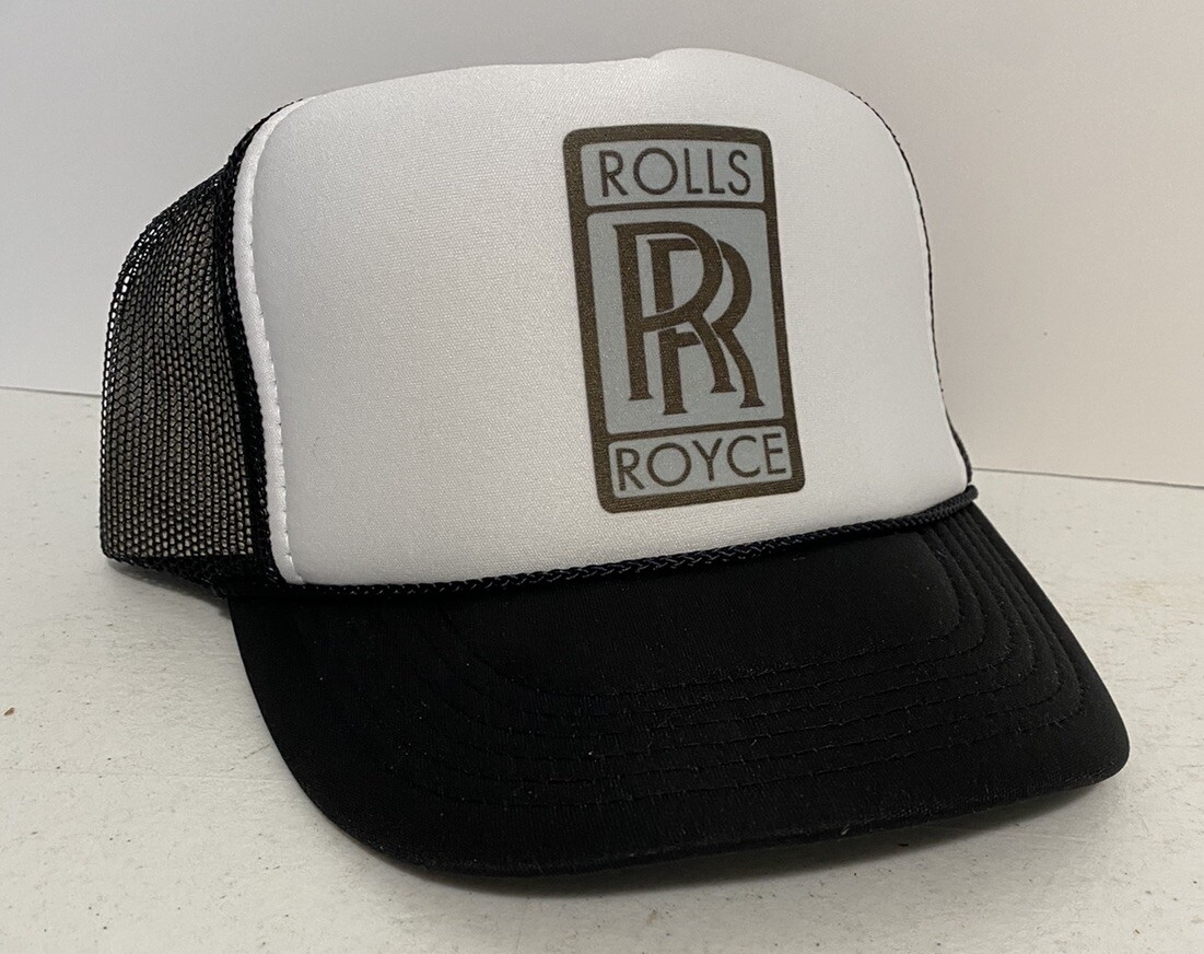 Vintage Rolls Royce Hat Trucker Hat snapback Black Auto Cap Summer Cap
