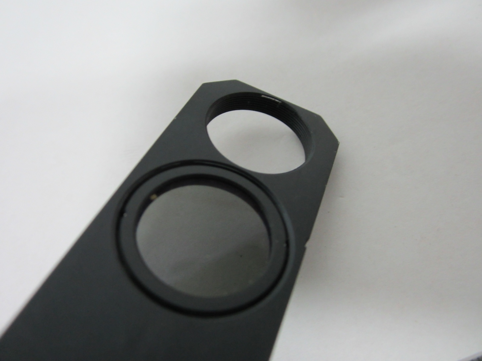 MICROSCOPE PART POLARIZER SLIDE GERMANY POL OPTICS BIN#B1-R-14