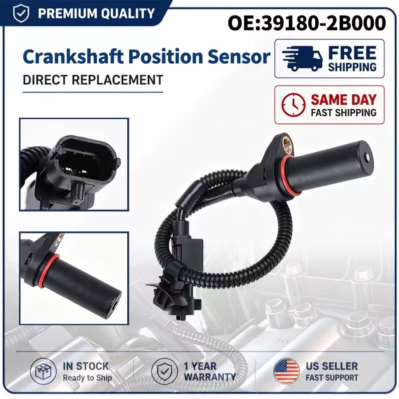 Crank Crankshaft Position Sensor 39180-2B000 Fits Veloster Elantra Soul Rio