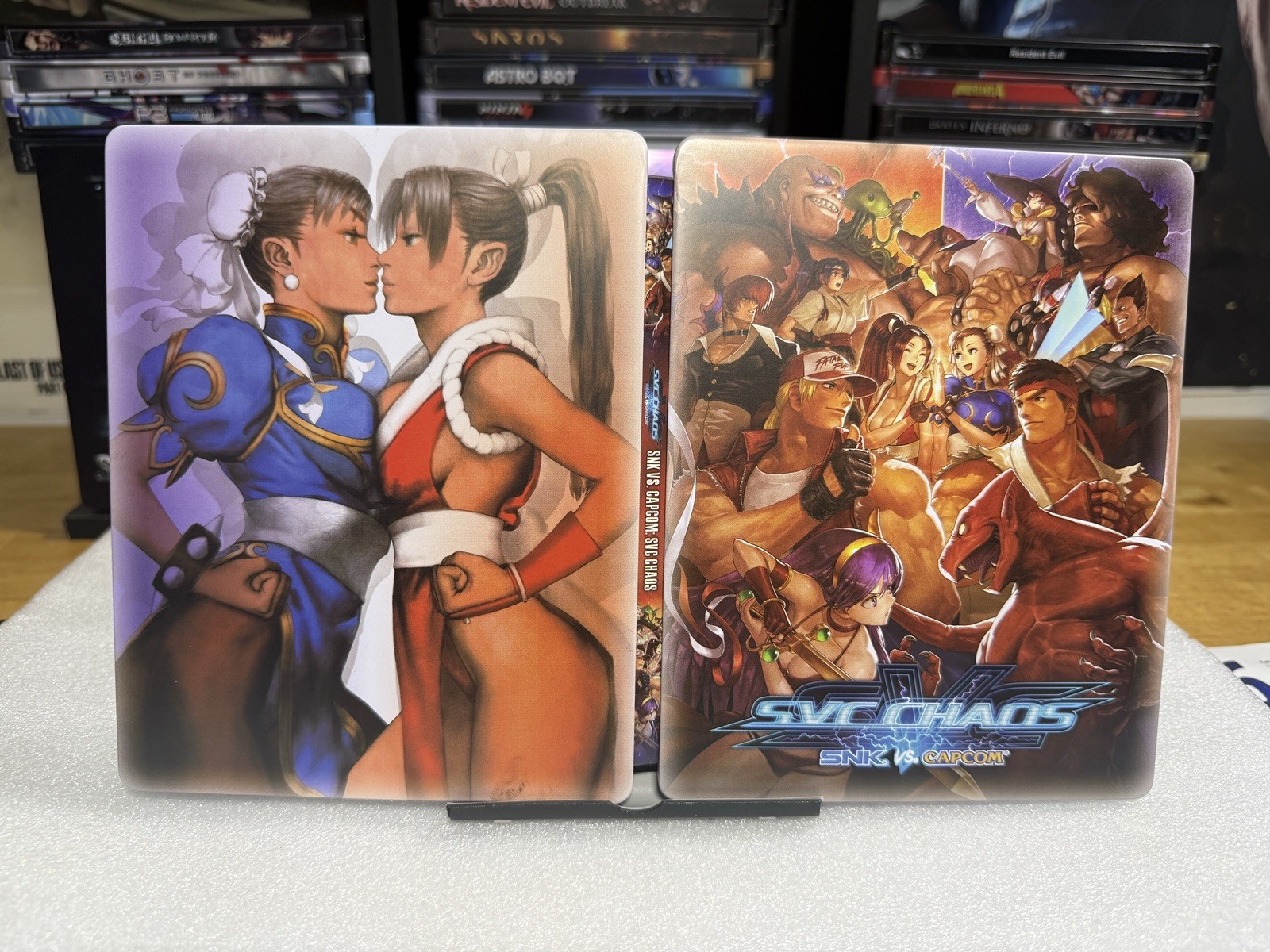 SNK vs. Capcom: SVC Chaos Custom Steelbook/Steelup Case PS5/Xbox (No Game) New
