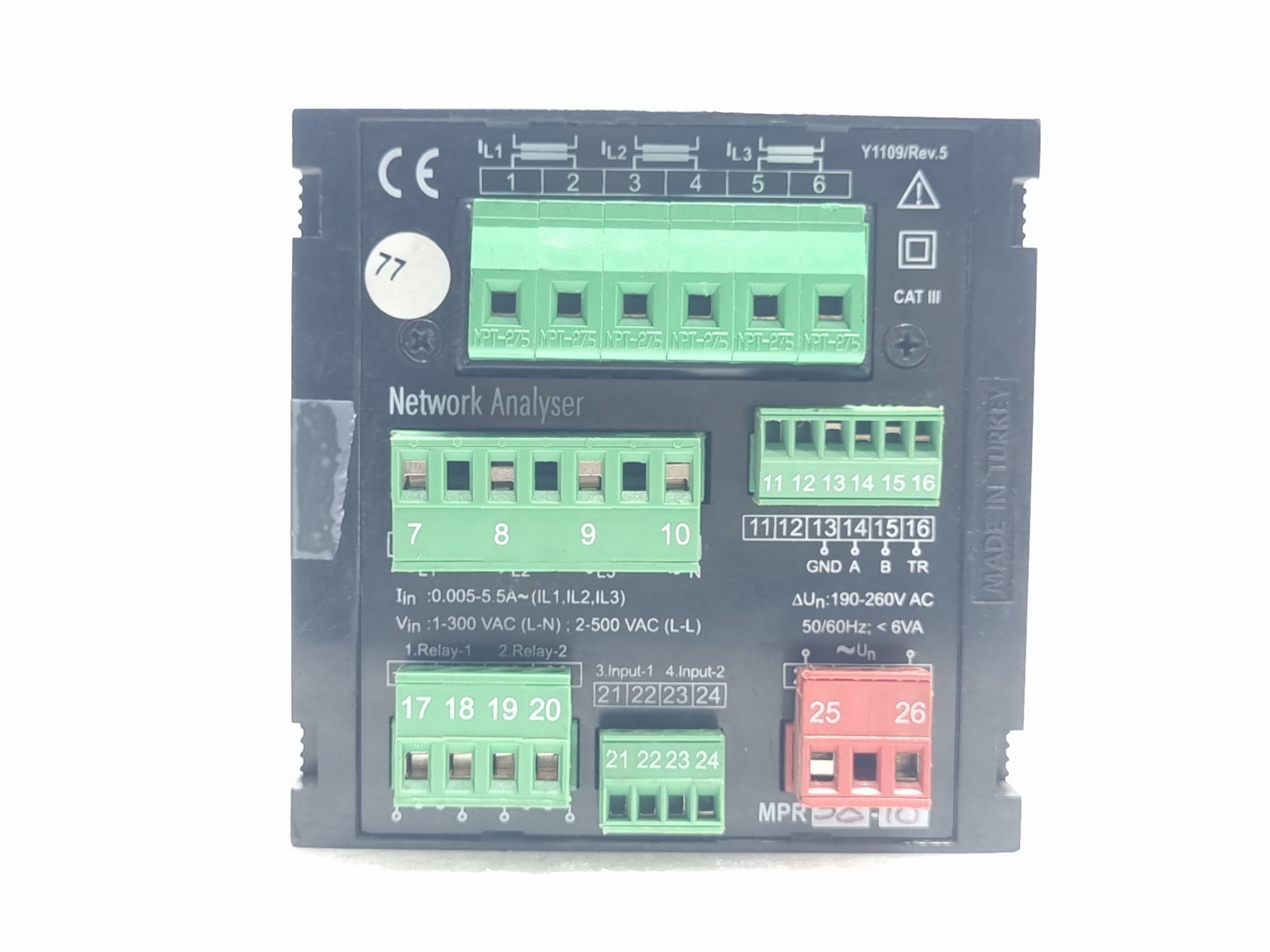 Entes MPR-52S-10 Network Analyser Device