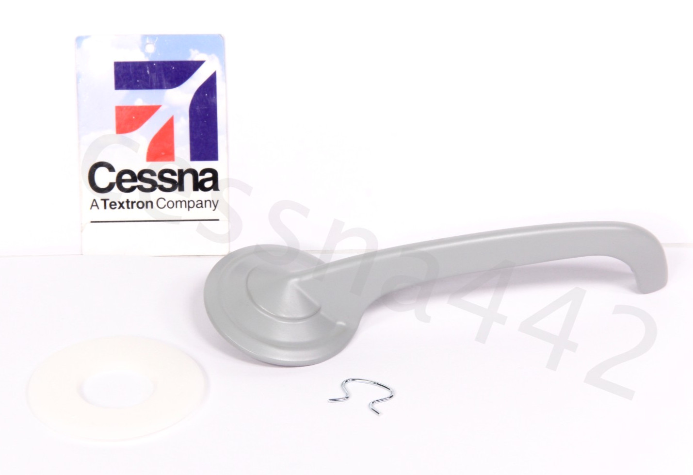 CESSNA Aircraft NEW - Interior Factory MATTE GRAY Door Handle 170 172 182 185