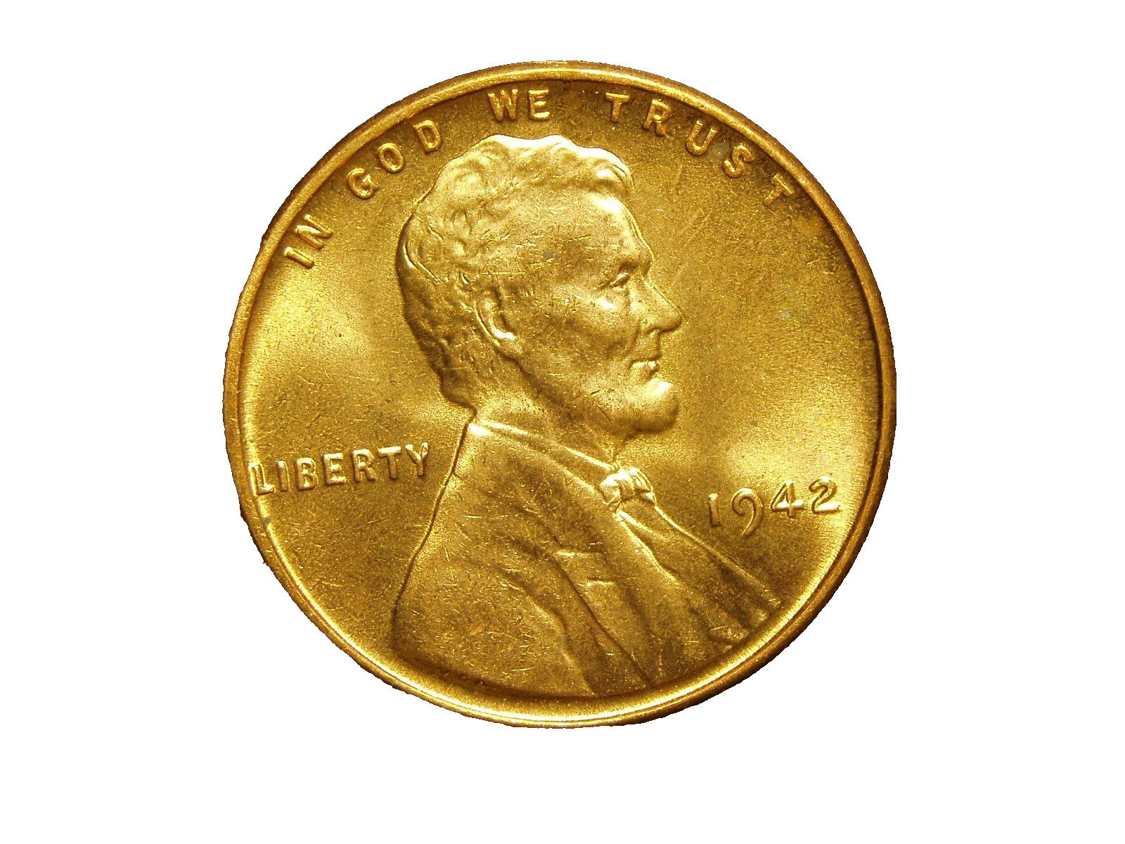 1942 UNC LINCOLN WHEAT CENT #4