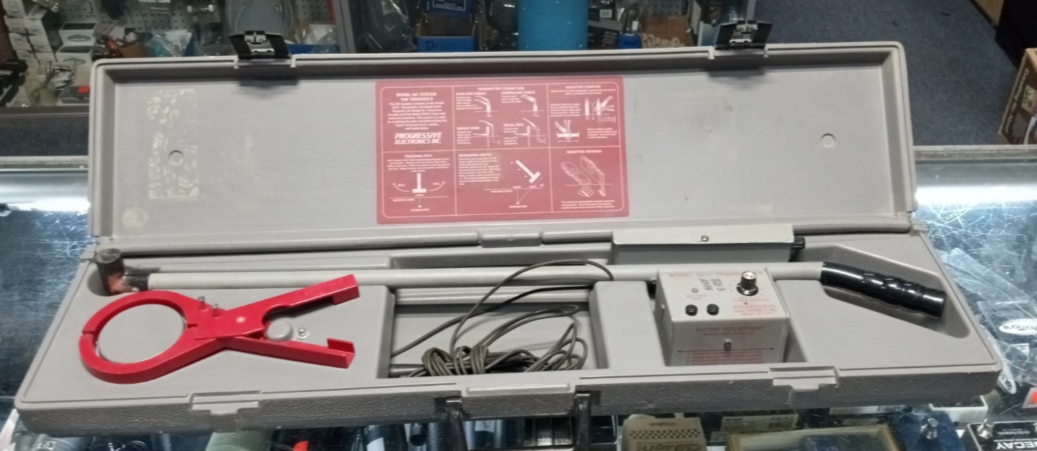 Progressive Electronics Model 501T THE TRACKER II Cable Locator Tested Works