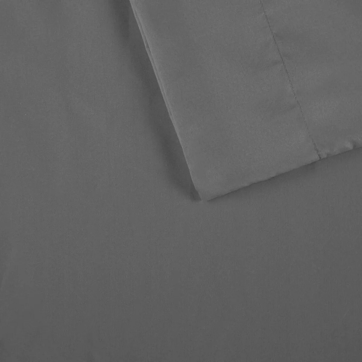 Intelligent Design Microfiber Sheet Set with Side Storage Pockets Charcoal Grey
