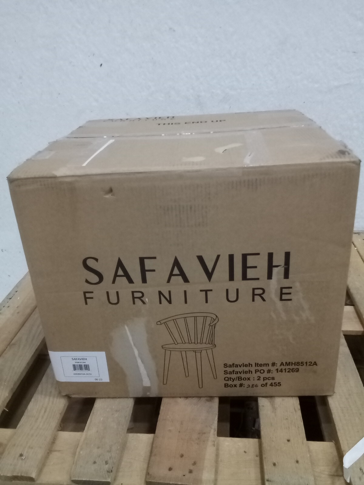 Safavieh Curved Spindle Side Chair, Reduced Price 2172722654 AMH8512A