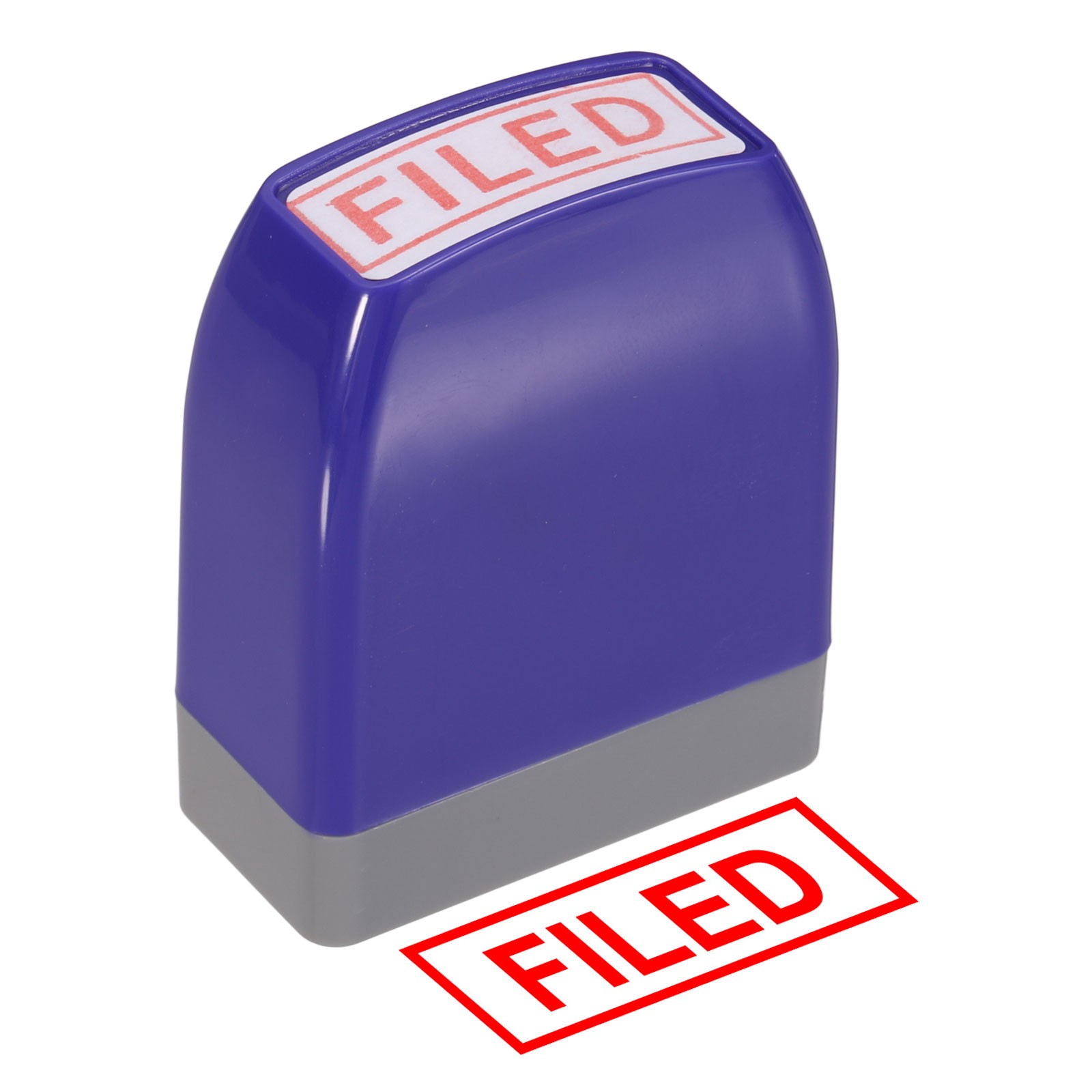FILED Notice Stamp Self Inking, Purple