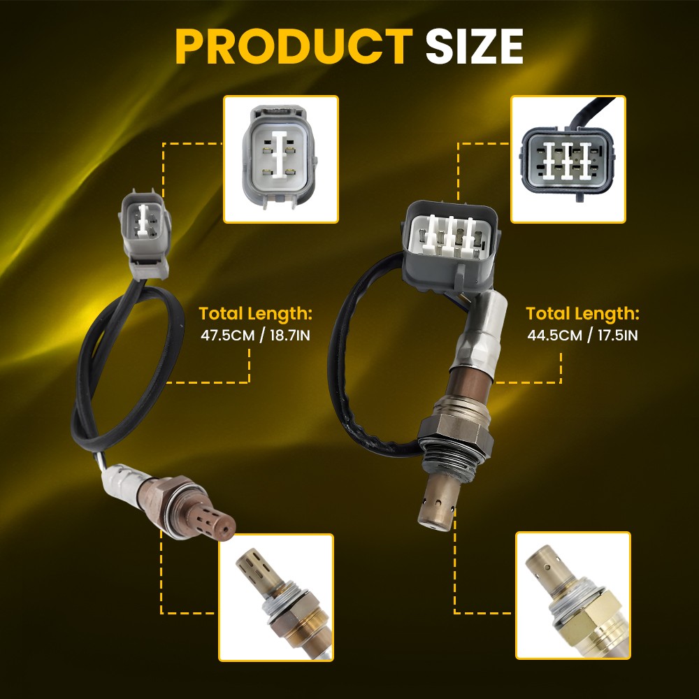 Oxygen Sensor Set For 1996 1997 98 99 2000 Honda Civic Upstream & Downstream 2Pc