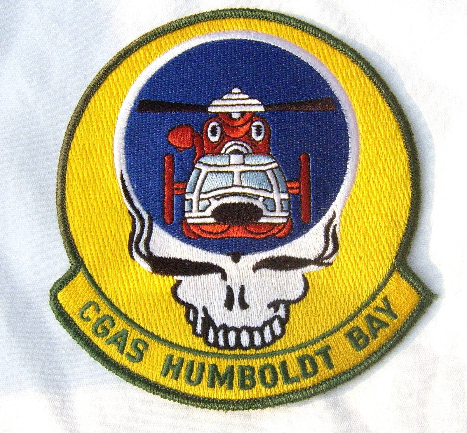 USCG PATCH -  USCG AIR STATION HUMBOLDT BAY FULL COLOR 4-1/2" NEW